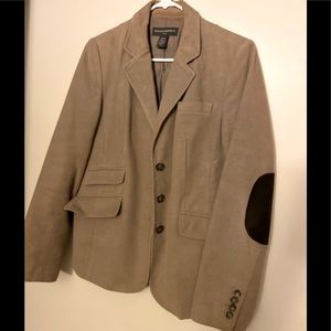 Banana Republic - Suede Taupe Blazer Size 8
